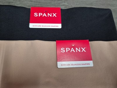 SPANX (SET) Size X-Small EcoCare Seamless Shaping Underwear in Black + Beige