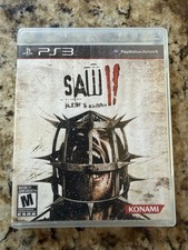 Saw II Flesh & Blood PS3 PlayStation 3 CIB Tested Manual Cover Damage
