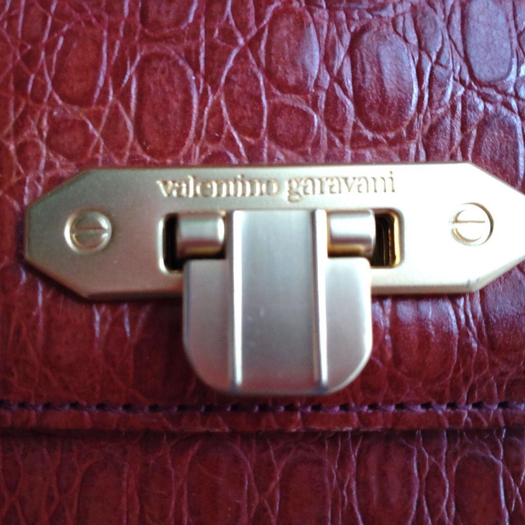 Valentino Garavani Brown Leather Box Handbag, Vintage, No Shoulder Strap Japan thumbnail 10