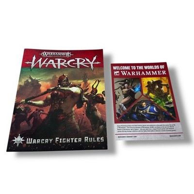 Warhammer Age of Sigmar Warcry Replacement Parts Rules Booklet & Insert Booklet