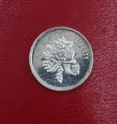 VERY RARE! 1 Gram Solid Silver SKULL SKELETON QUEEN Round! Fine .999 Pure Silver