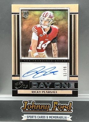 Ricky Pearsall 2024 Panini One Day One Rookie Auto #32/99 SF 49ers #151