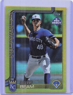 2025 Topps Pro Debut - Gold Foil #PD-144 - Drew Beam - SN4/50