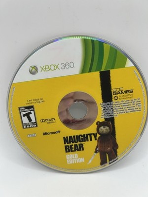 Naughty Bear Gold Edition (Microsoft Xbox 360, 2011) Disc Only Tested