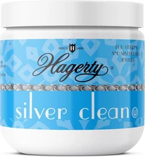 Silver Cleaner and Tarnish Remover for Silver Jewelry, Dipping Basket Included -
