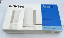 Linksys Atlas 6 Wi-Fi 6 Dual-Band Mesh Router AX3000 3-Pack In Box White Excelle