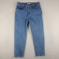 Levi's Jeans Womens 31 Blue Mom Jean Straight Leg Light Wash Denim