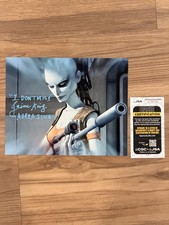 JSA COA Jaime King signed 8x10 Aurra Sing Star Wars Clone Wars Photo 