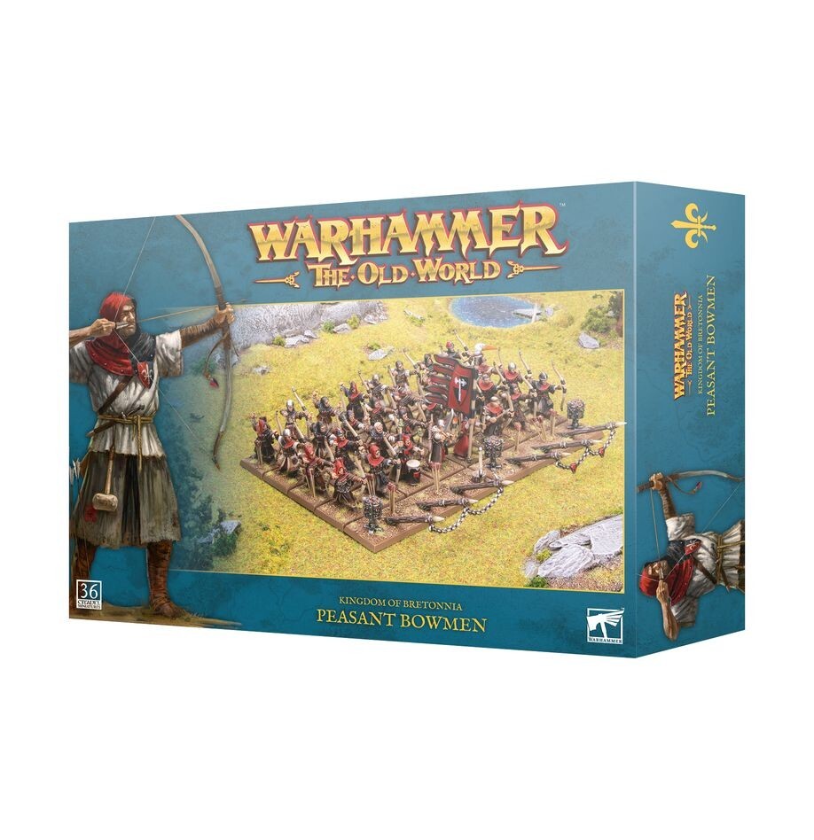 PEASANT BOWMEN set di miniature KINGDOM OF BRETONNIA warhammer THE OLD WORLD età