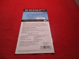 Madden 07 Playstation Portable PSP Instruction Manual Booklet ONLY