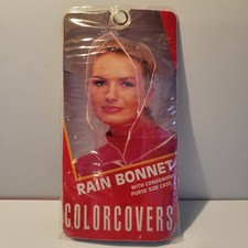 Vintage Rain Bonnet w/ purse size case in Original Packaging