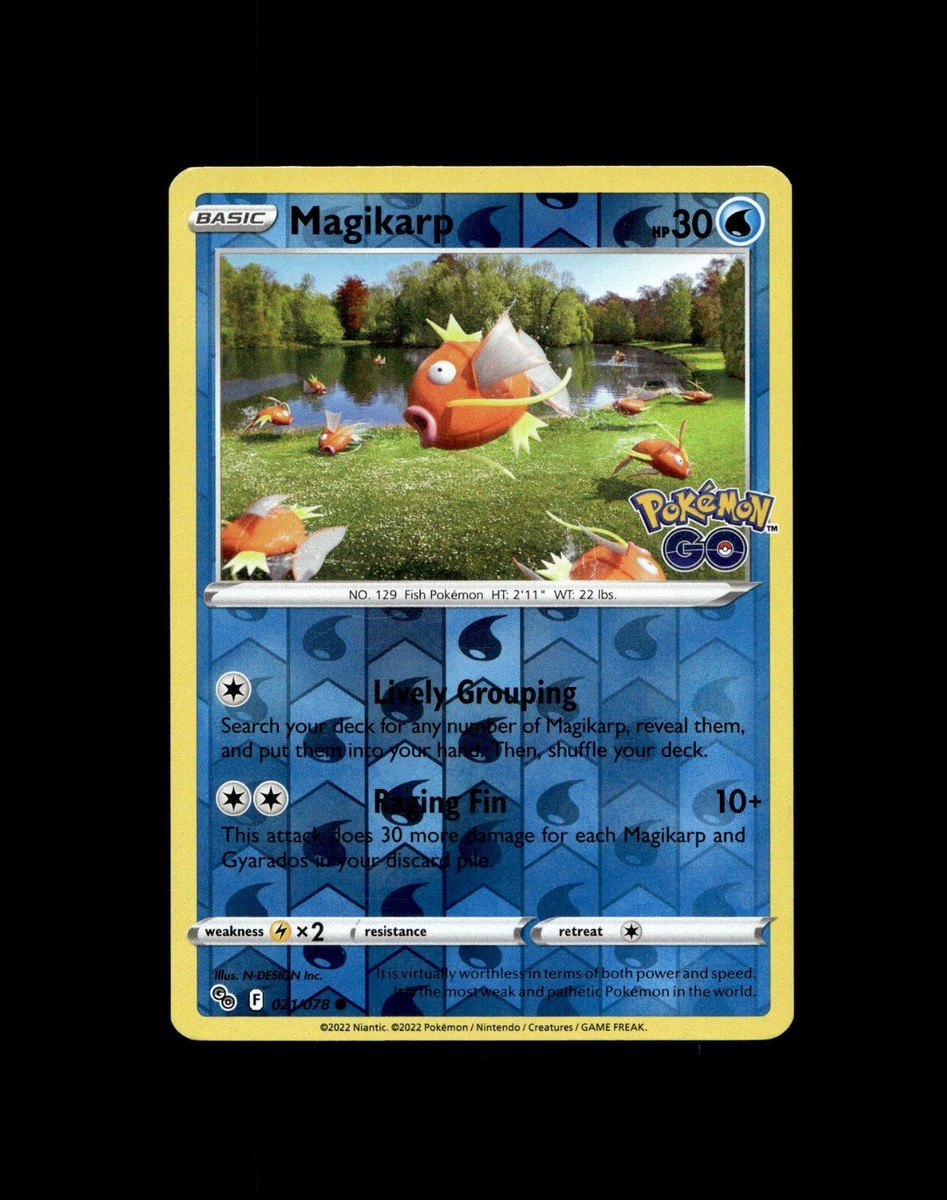 Magikarp Gyarados Pokemon Card! Holo/Reverse Holo EX Rare VMAX V