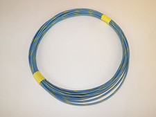 LT BLUE/YELLOW AUTOMOTIVE WIRE 16 GAUGE HIGH TEMP GXL 25 FEET