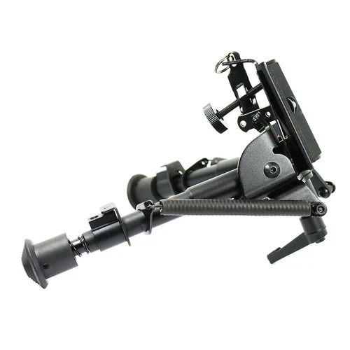 Foldable 6" To 9" Adjustable Pivot / Rotating Spring Return Rifle Bipod - Picture 4 of 9