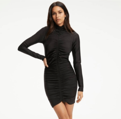 knee length dresses for ladies Darker Wavs Strappy Cut Out Wrap Mini Dress