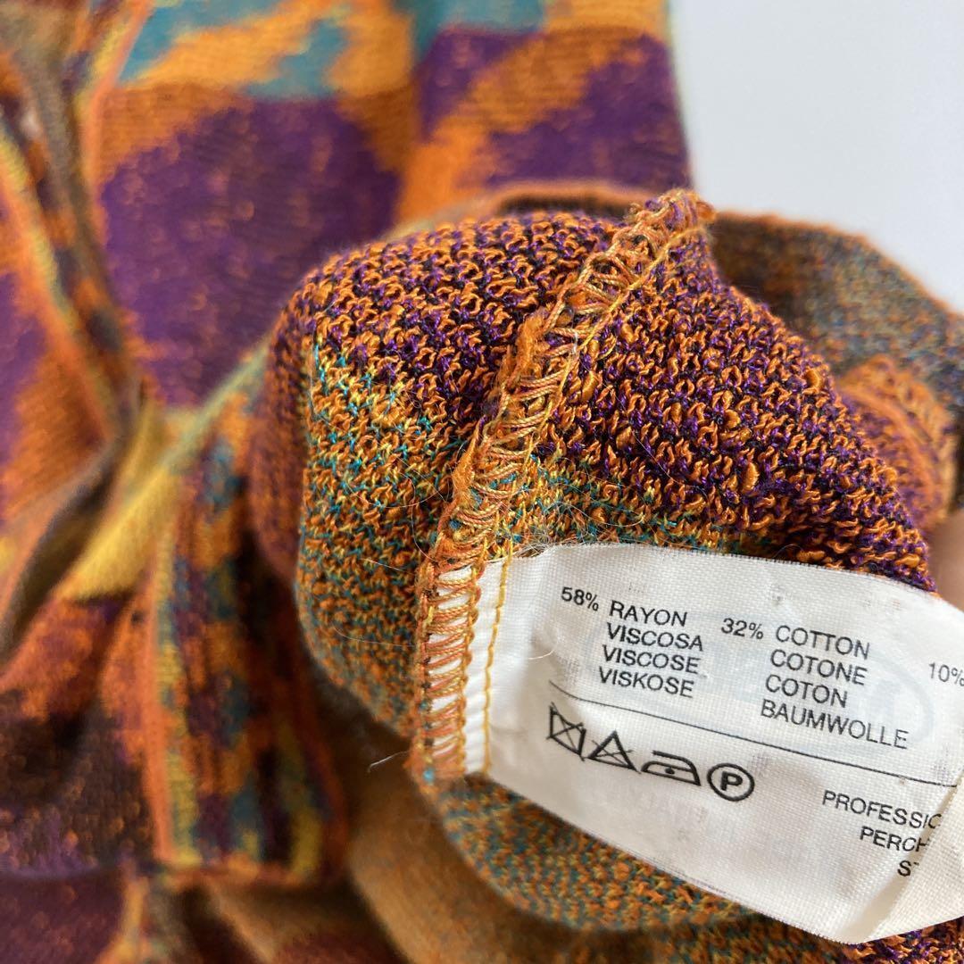 Missoni Women L Vintage Multicolor Cardigun Beautiful design Missoni Women L Vintage Multicolor Cardigun Beautiful design