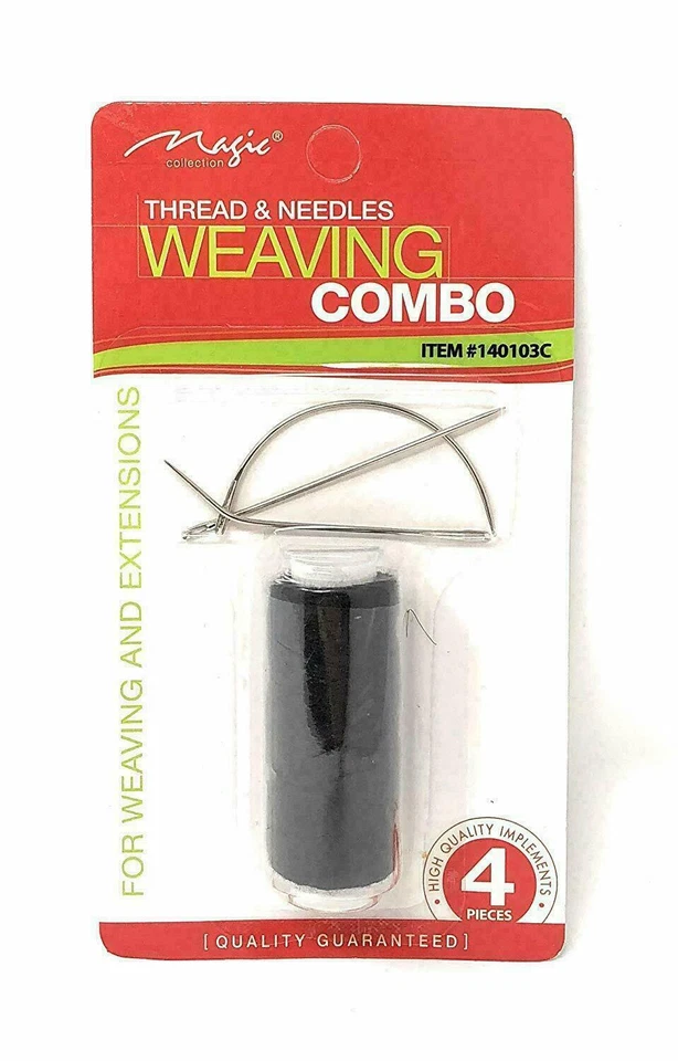 Magic Weaving Combo, BLACK THREAD L-C- STRAIGHT NEEDLE-DURABLE- BEST PRICE