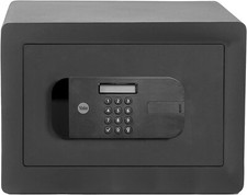 Yale Motorised High Security Black Home Safe - H25 x W35 x D30 cm - YSEB/250/EB1