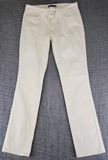 Brooks Brothers 346 Womens Natalie Fit Pants White Stretch Work Trousers Size 2