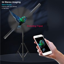 42cm 3D Hologram Fan WiFi 224 LED 3D Holographic Projector Advertising Player