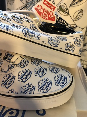 BRAND NEW SUPREME X WHITE CASTLE X VANS AUTHENTIC LOW PRO - SS15