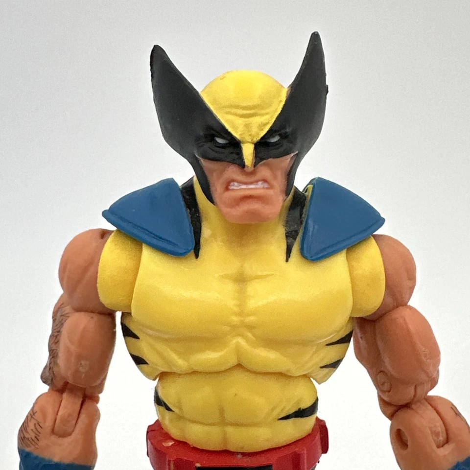 Figura Wolverine Marvel Legends Red Hulk Serie BAF Rayas Negras Tigre 6" Foto 2 de 4