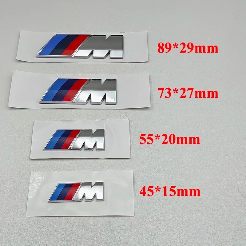 M Performance Sport Badge 3D Emblem Replacement Sticker BMW Logo Trunk ...