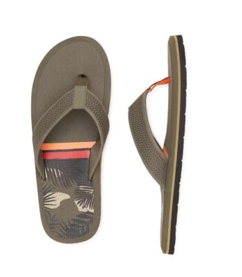 George Sandal Mens ocean Design Thong Flip Flops Slip On Casual Flats US 13  NWT
