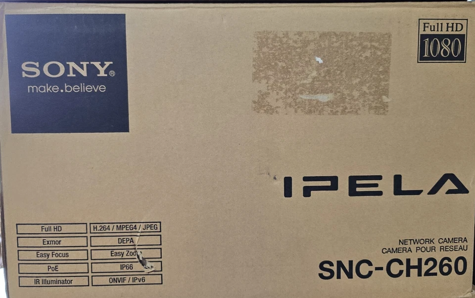 Sony 1080p Full HD 3 Megapixel Bullet IP Camera with IR Illuminator SNC-CH260 - Image 4 of 4