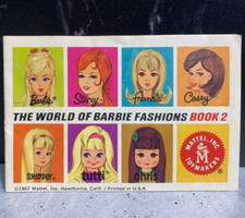 Barbie - Vintage 1967 Booklet - The World of Barbie Fashions: Book 2 - RARE