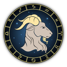 Aries Zodiac Sign Car Bumper Sticker Decal 5" x 5"