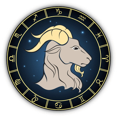Aries Zodiac Sign Car Bumper Sticker Decal 5'' x 5''