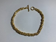 BRACCIALE PEPITE STILE DODO  IN ARGENTO MASSICCIO 925%, Pepite grandi 4 mm circa