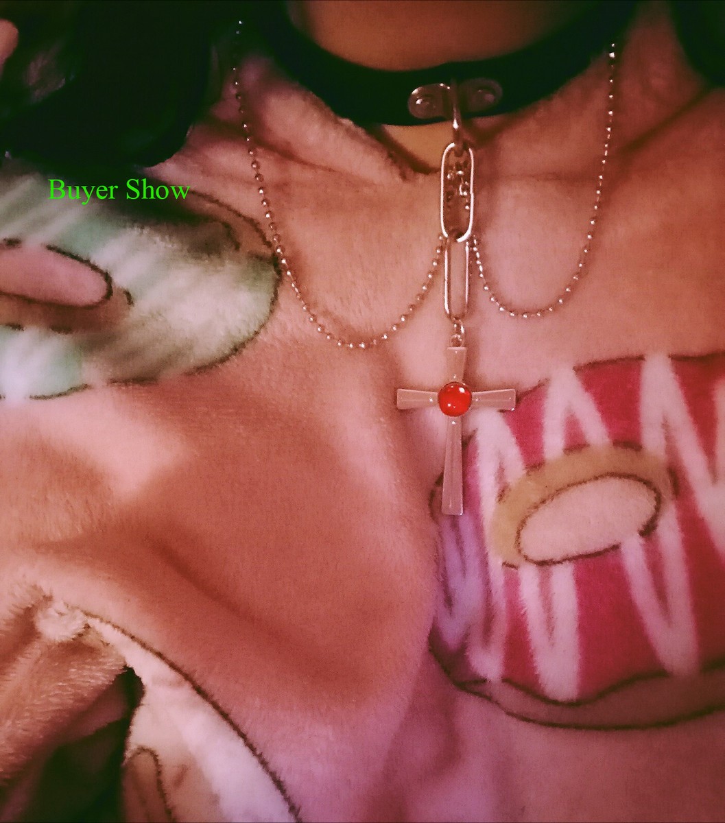 NEW Anime Rosario to Vampire Akashiya Moka Cosplay Choker Cross