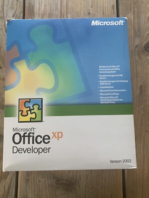 Microsoft Office XP / 2002 Developer, Retail, Deutsch mit MwSt Rechnung