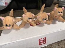 VINTAGE 1980s POUND PUPPY PURRIE KITTY CAT TONKA SET 4 TOY