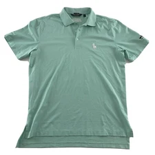 Polo Ralph Lauren Performance Polo Golf Short Sleeve Polo Shirt Men's L Green 