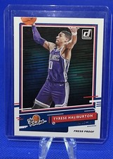2020-21 Panini Donruss The Rookies Press Proof Tyrese Haliburton Rookie