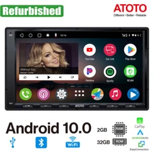 ATOTO A6 PF 7" Double 2DIN Android Car Stereo Wireless CarPlay & Android Auto,BT