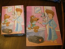 Vintage Golden 63 piece Puzzle Pound Puppies 11" x 16" COMPLETE