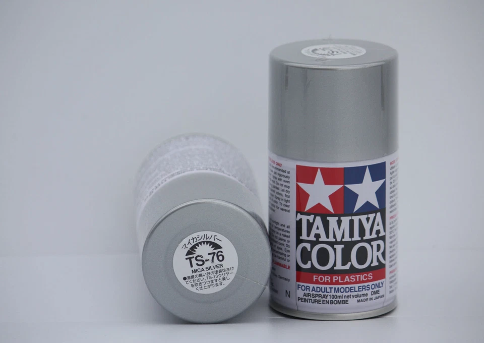 Tamiya Peinture Bombe TS76 Mica Silver