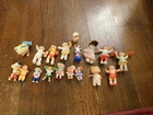BIG Lot Vtg Cabbage Patch Kids Mini PVC Dolls Figures Baby Wind up Toy Stamps +