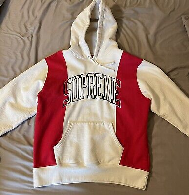 Supreme paneled arc hooded sweatshirt FW19 Size Large | eBay