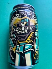 OLDER TWO ROADS ACCELERATOR BOCK ROBOT BEER CAN STRATFORD CONNECTICUT PEACE SIGN