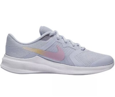 Nike Downshifter 11 SE GG Girls Grey Athletic Running Gym Shoes Sneakers 5.5Y