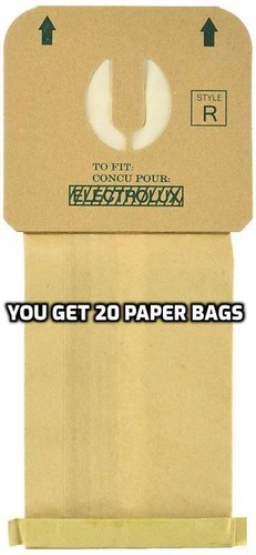 20 Vacuum Paper Bags for Electrolux 