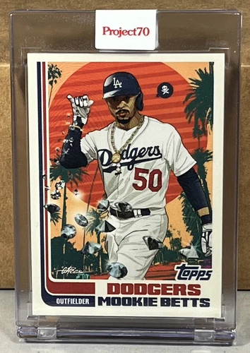 TOPPS PROJECT 70 #438 MOOKIE BETTS DODGERS by QUICCS Print Run 1312