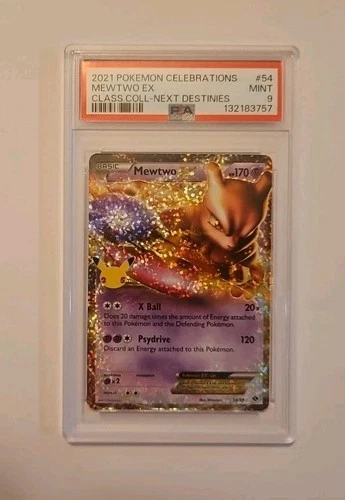 2021 Pokemon SWSH Celebrations Mewtwo Classic Collection #54/99 PSA 9
