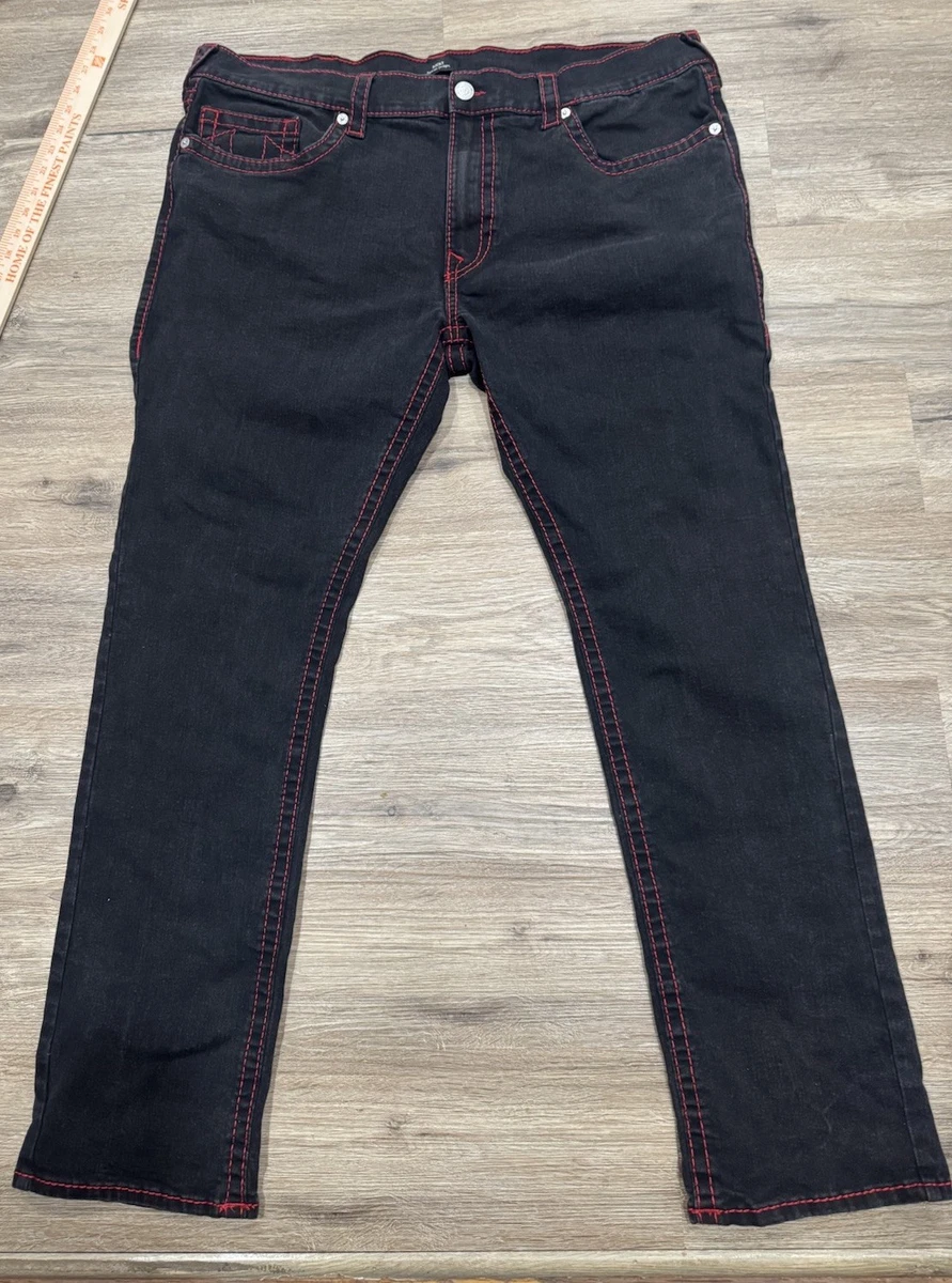 True Religion Ricky Red Jeans for Men for sale - eBay