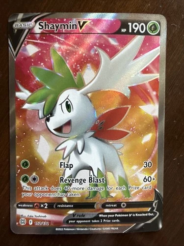 Pokémon TCG Shaymin V Sword & Shield: Brilliant Stars 152/172 Holo Ultra Rare